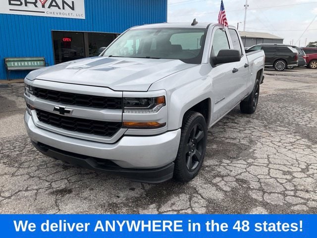 Used 2018 Chevrolet Silverado 1500 Custom with VIN 1GCRCPEC6JZ337277 for sale in Kiowa, KS