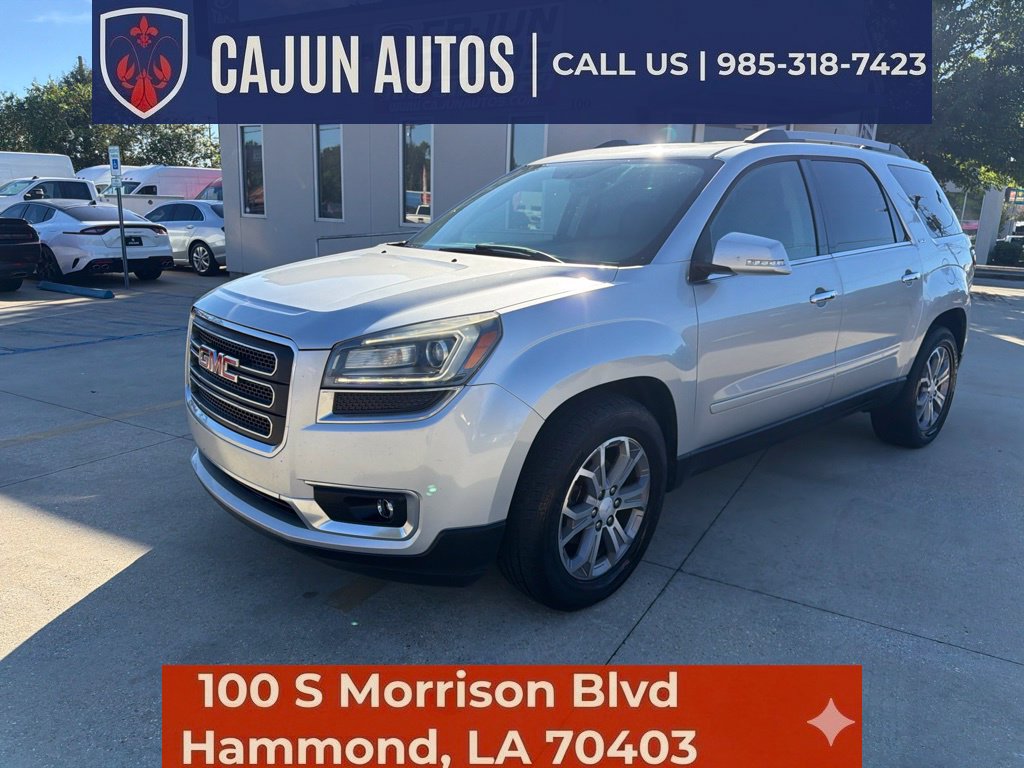 Used 2015 GMC Acadia SLT2 with VIN 1GKKRSKD3FJ140724 for sale in Jennings, LA