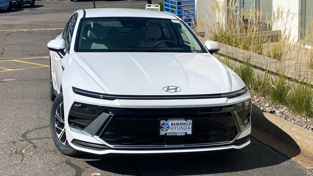 New 2026 Hyundai Sonata Hybrid Blue Sedan