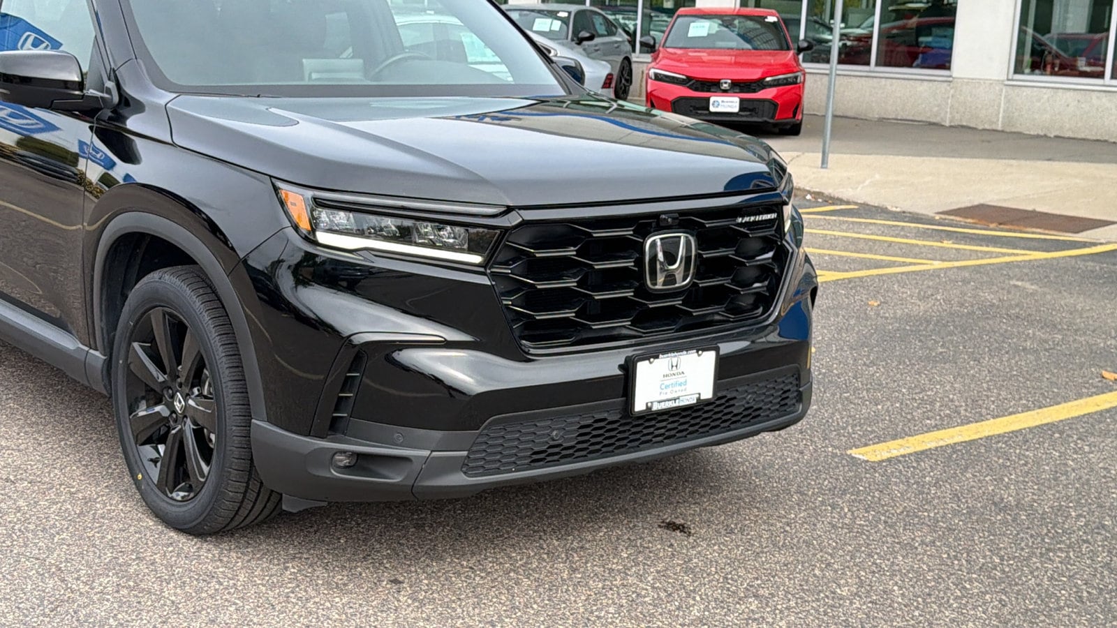 Certified 2025 Honda Pilot Black Edition with VIN 5FNYG1H90SB051428 for sale in Saint Paul, Minnesota