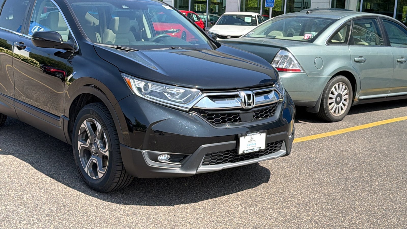 Certified 2017 Honda CR-V EX with VIN 5J6RW2H55HL057459 for sale in Saint Paul, Minnesota
