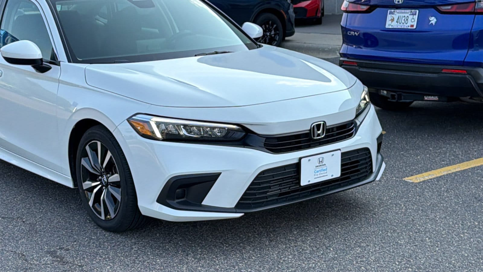 Certified 2024 Honda Civic EX with VIN 2HGFE1F75RH318938 for sale in Saint Paul, Minnesota