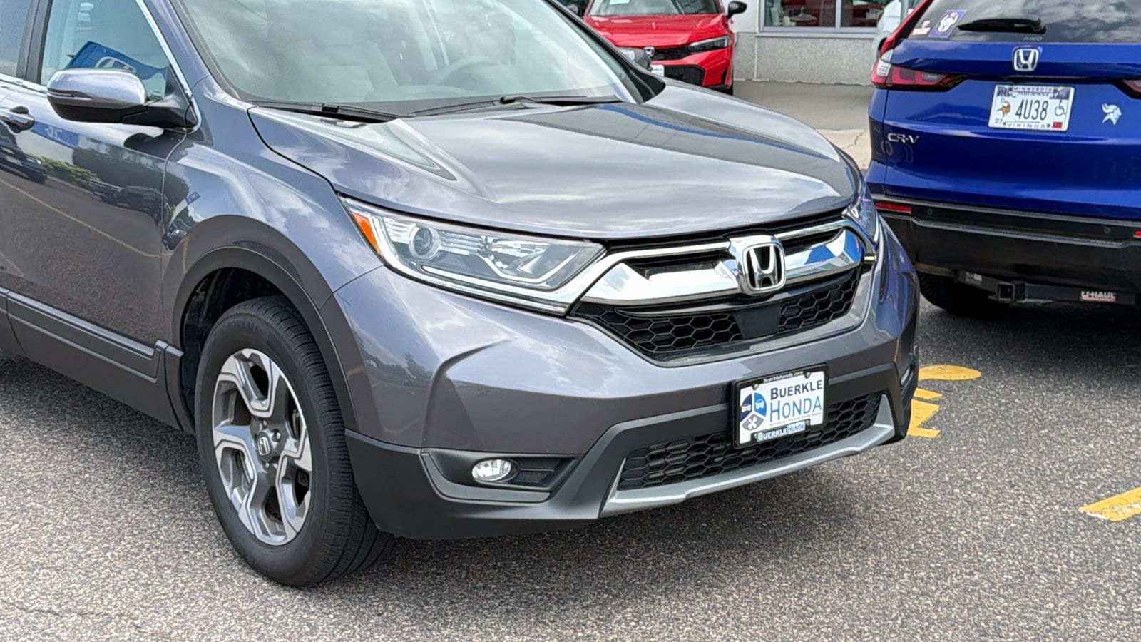 Certified 2018 Honda CR-V EX with VIN 7FARW2H51JE088081 for sale in Saint Paul, Minnesota