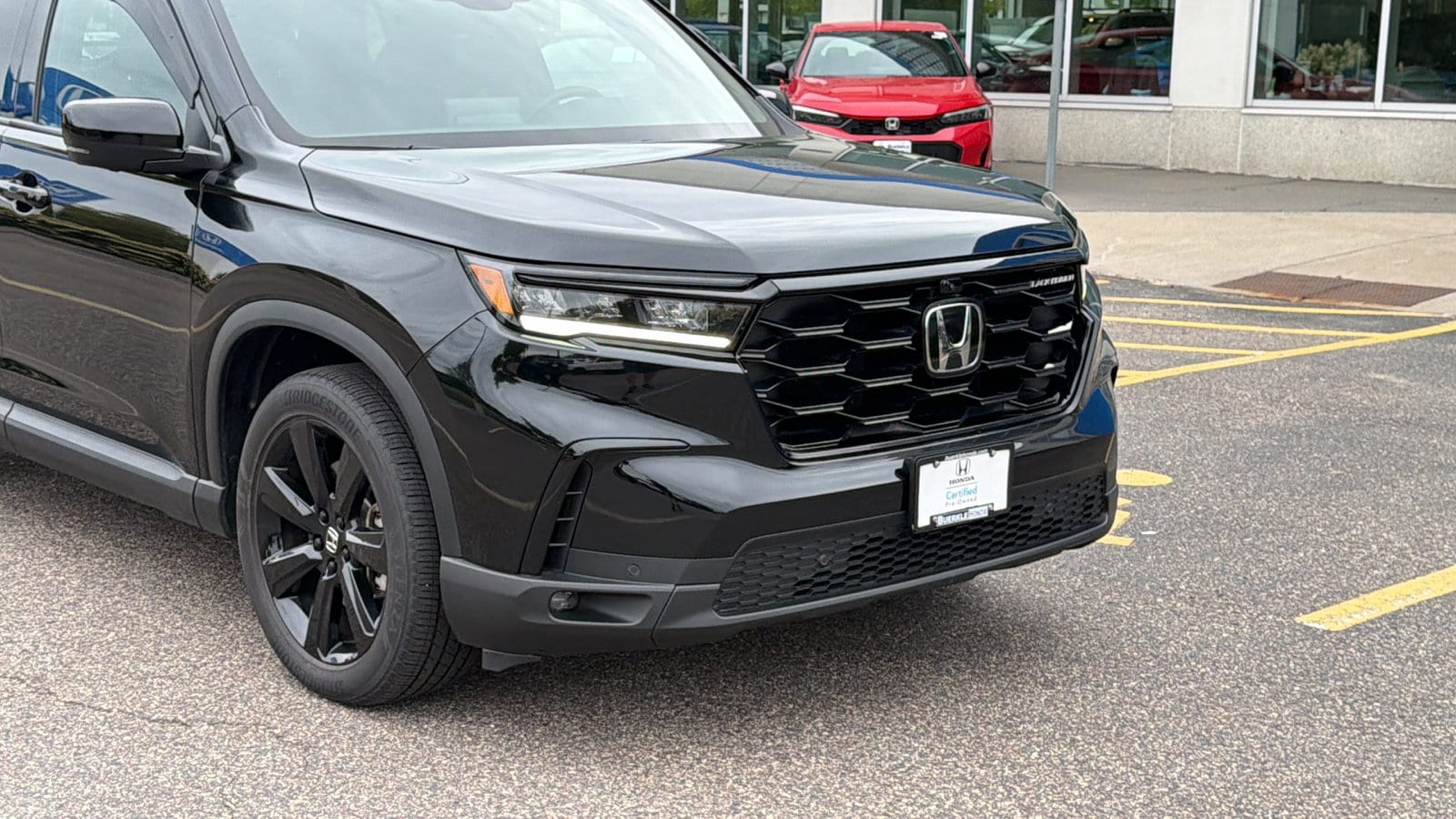 Certified 2025 Honda Pilot Black Edition with VIN 5FNYG1H95SB070668 for sale in Saint Paul, Minnesota