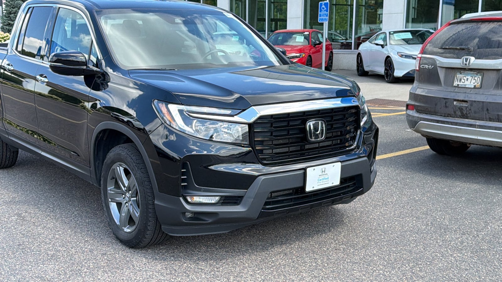 Certified 2023 Honda Ridgeline RTL-E with VIN 5FPYK3F73PB046668 for sale in Saint Paul, Minnesota