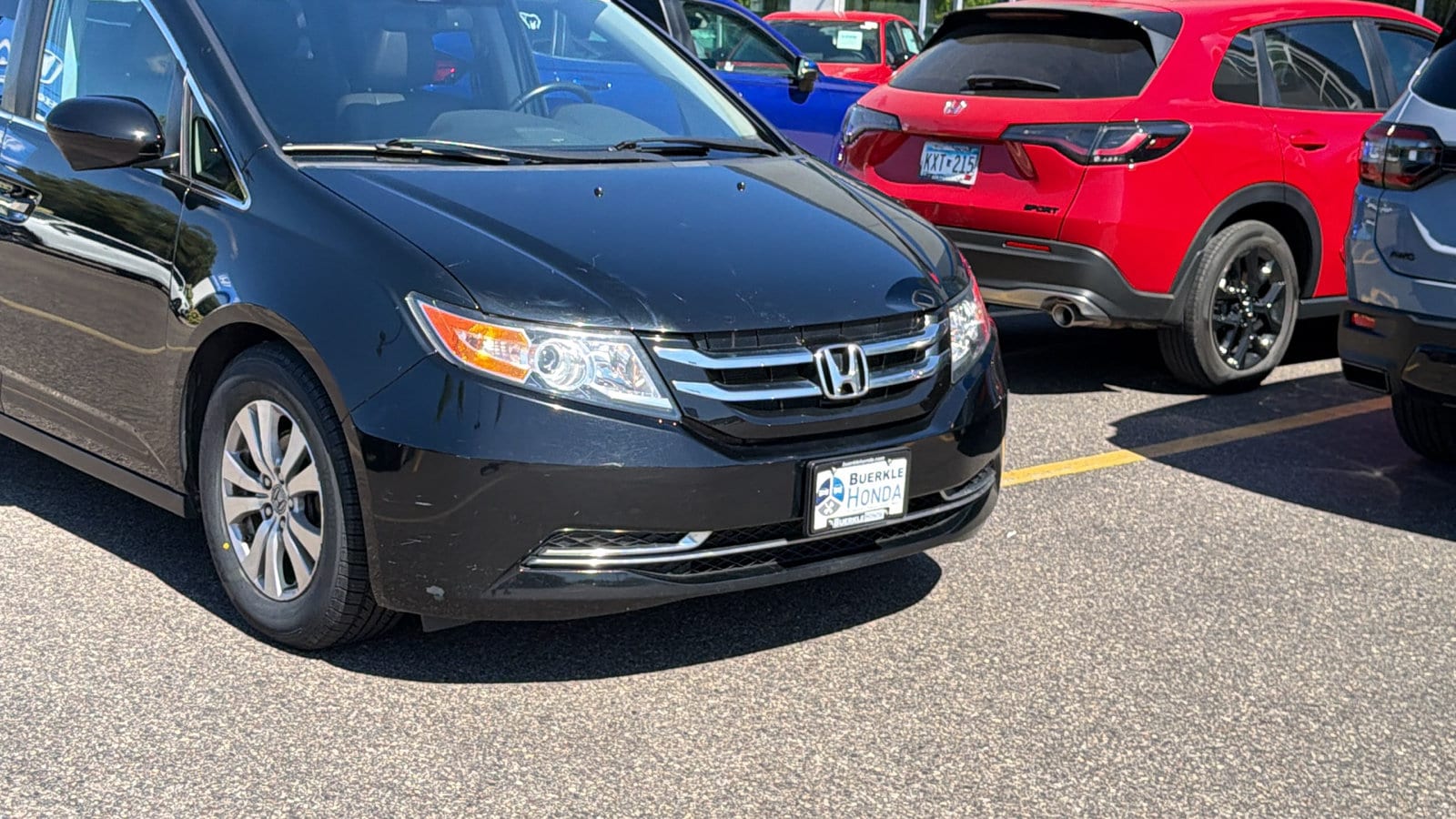 Used 2014 Honda Odyssey EX-L with VIN 5FNRL5H64EB131090 for sale in Saint Paul, Minnesota
