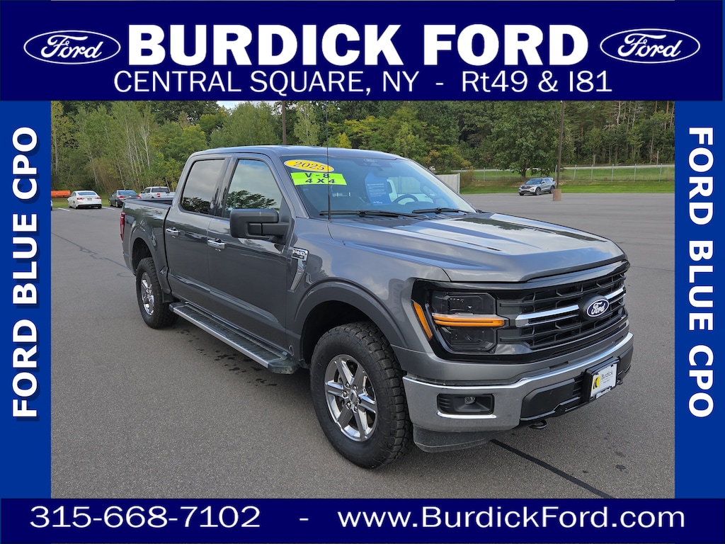 Certified 2025 Ford F-150 XLT 301A 4x4 SuperCrew 5.5' Box Truck