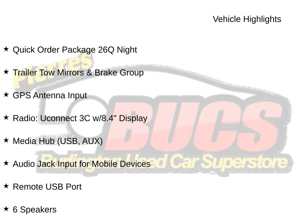 Used 2017 Ram 1500 Night Truck