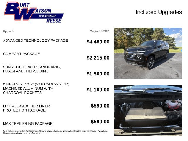 New 2027 Chevrolet Tahoe LT SUV