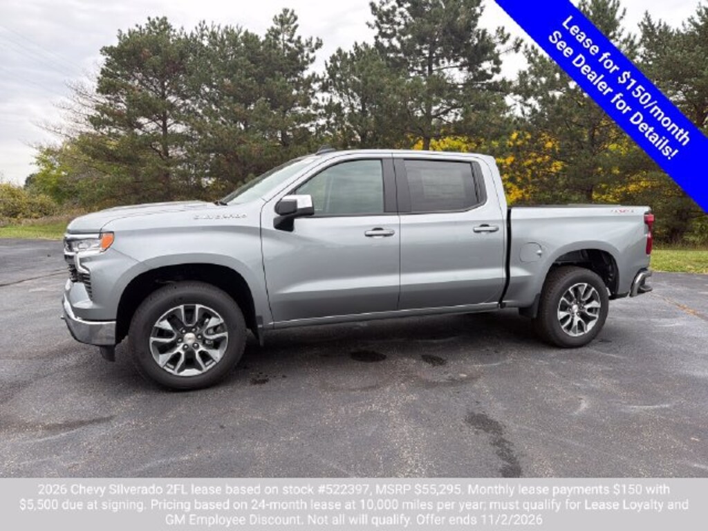 New 2026 Chevrolet Silverado 1500 LT (2FL) Truck