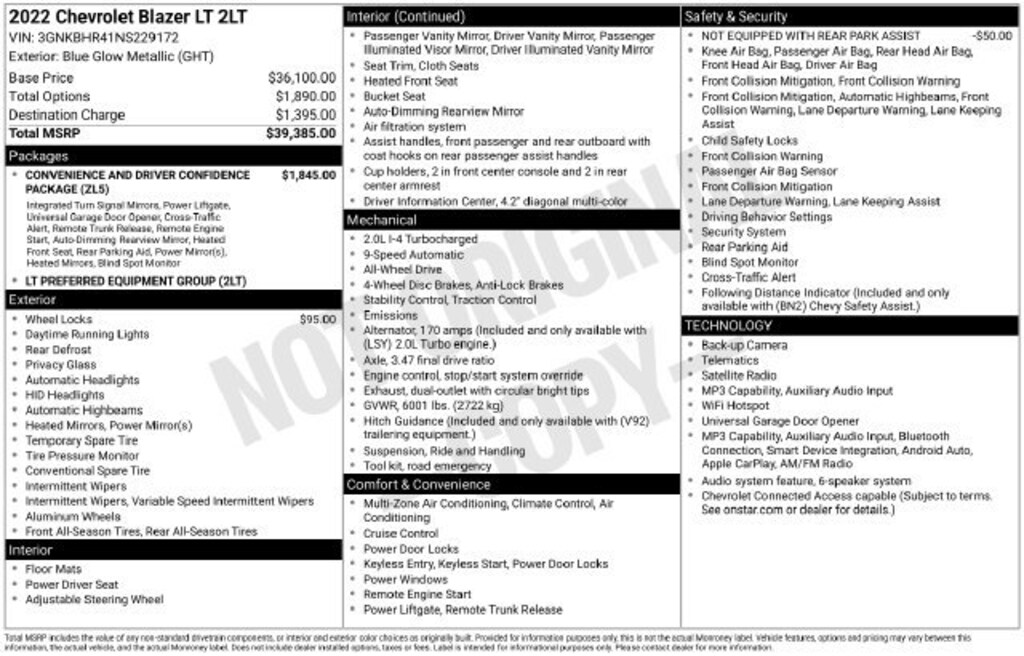 Used 2022 Chevrolet Blazer LT SUV