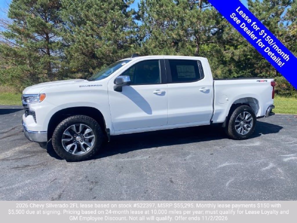 New 2026 Chevrolet Silverado 1500 LT (2FL) Truck