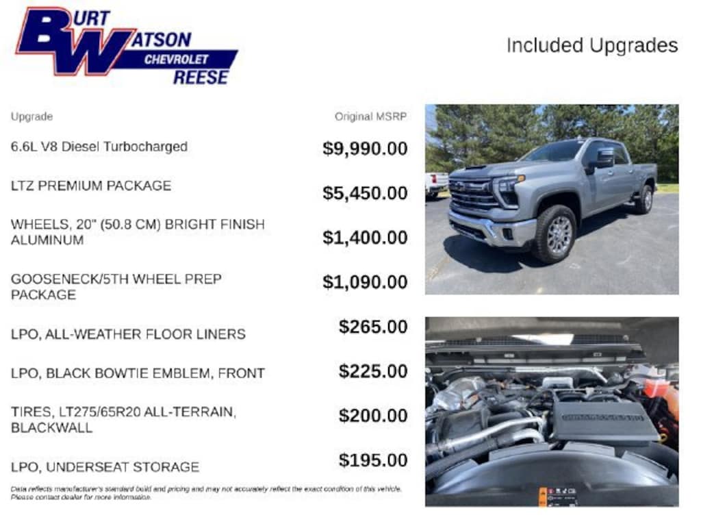 New 2026 Chevrolet Silverado 2500 HD LTZ Truck
