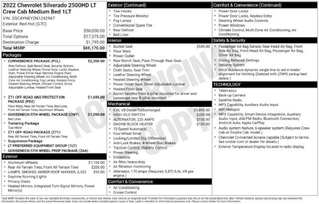 Used 2022 Chevrolet Silverado 2500 HD LT Truck