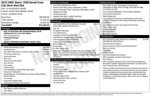 Used 2023 GMC Sierra 1500 Denali Truck