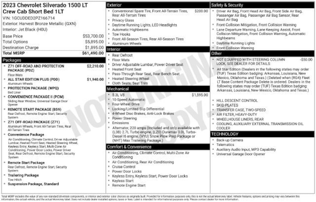 Used 2023 Chevrolet Silverado 1500 LT Truck