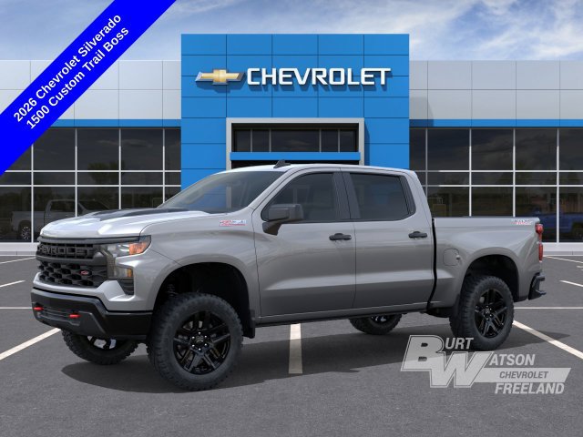 New 2026 Chevrolet Silverado 1500 Custom Trail Boss Truck
