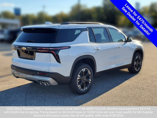 New 2027 Chevrolet Traverse LT SUV