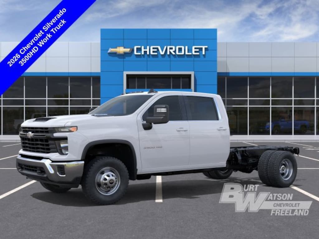 New 2026 Chevrolet Silverado 3500 HD Chassis Cab Work Truck Truck