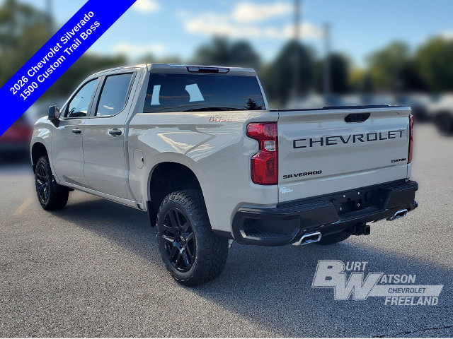New 2026 Chevrolet Silverado 1500 Custom Trail Boss Truck