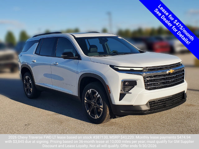 New 2027 Chevrolet Traverse LT SUV