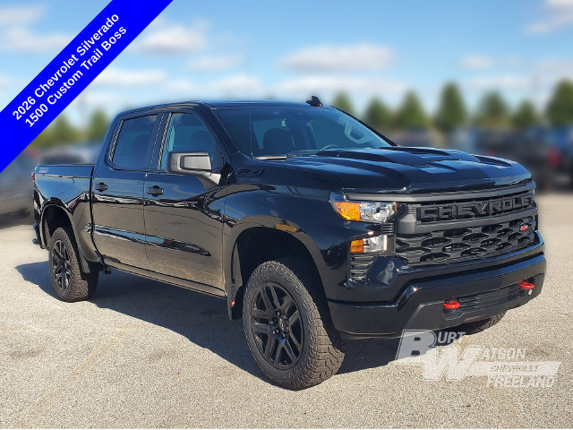 New 2026 Chevrolet Silverado 1500 Custom Trail Boss Truck