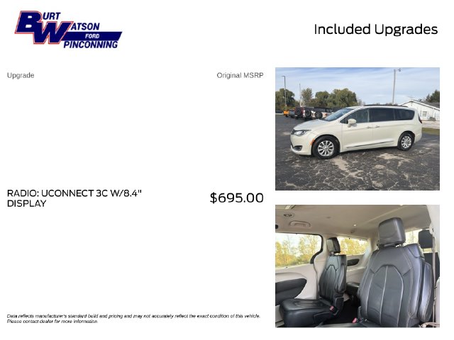 Used 2017 Chrysler Pacifica Touring L Van