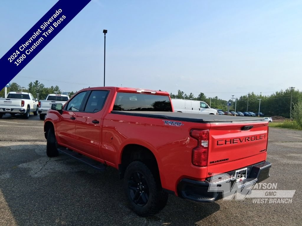 Used 2024 Chevrolet Silverado 1500 Custom Trail Boss Truck Crew Cab