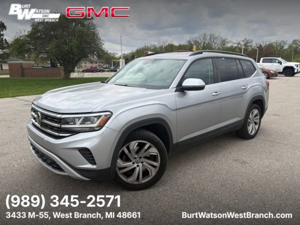 Used 2021 Volkswagen Atlas 3.6L V6 SE w/Technology SUV