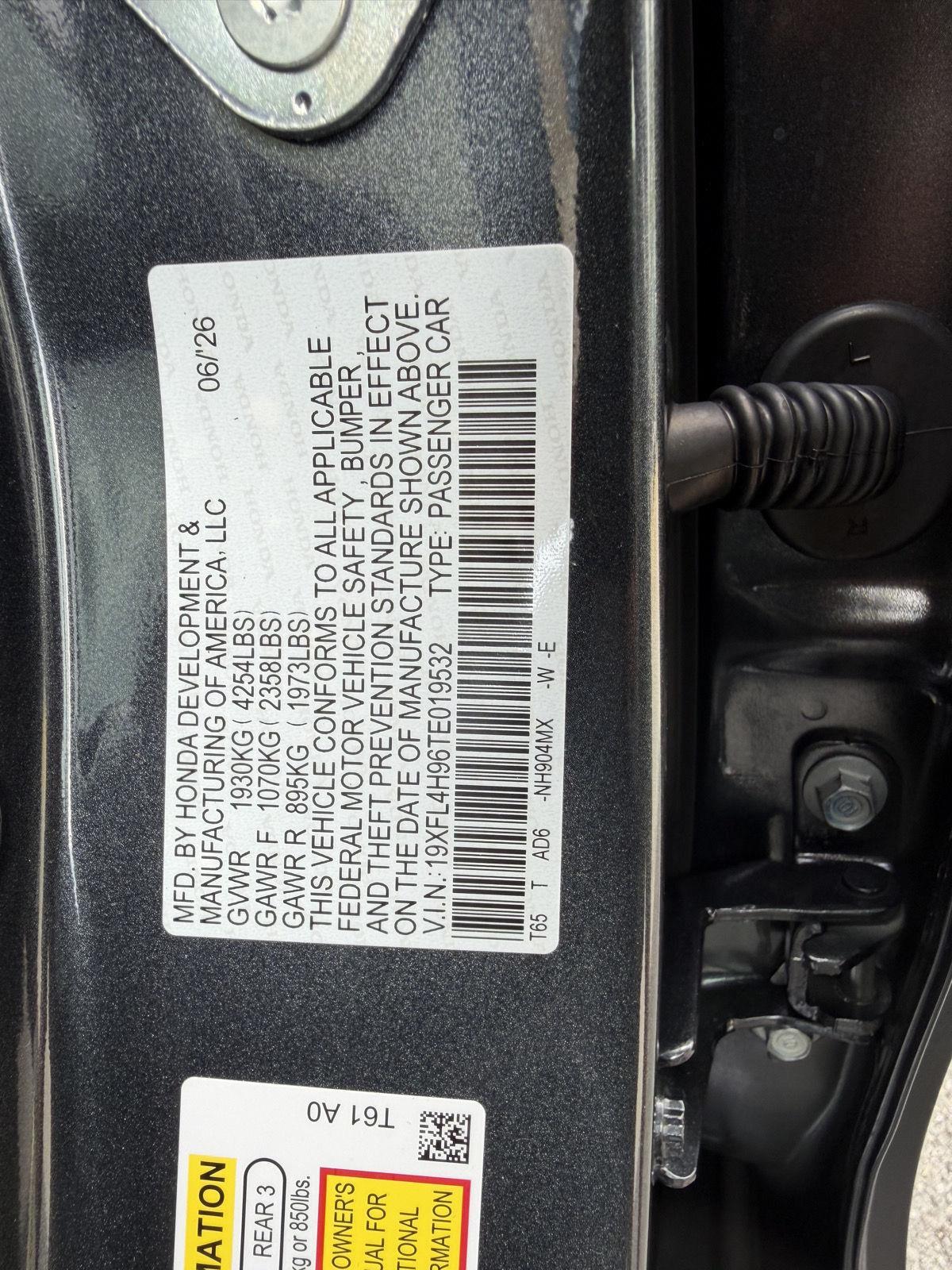 2026 Honda Civic Hatchback Sport Touring - Photo 33