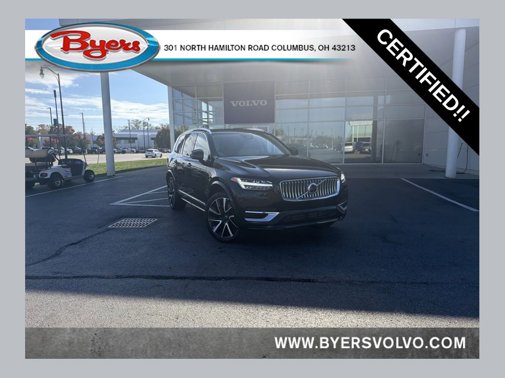 Certified 2024 Volvo XC90 Recharge Plug-In Hybrid T8 Plus Bright Theme 7 Passenger SUV