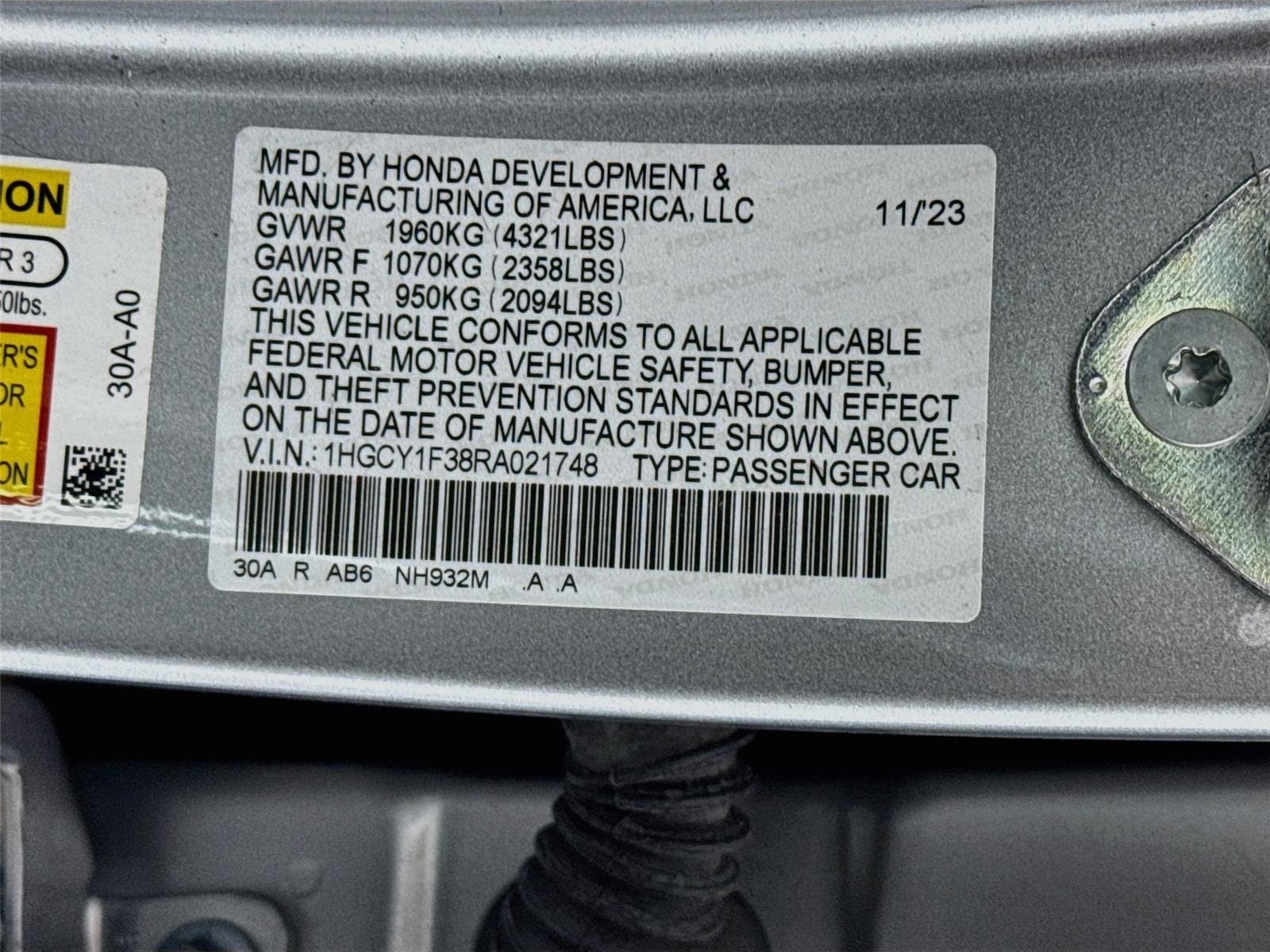 2024 Honda Accord EX - Photo 31