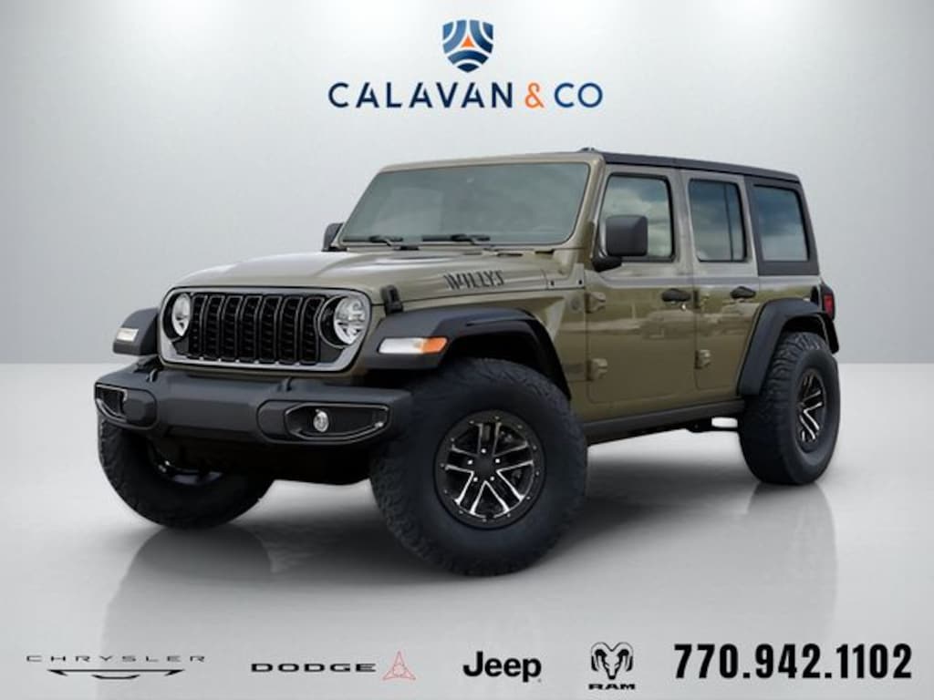 New 2026 Jeep Wrangler 4-DOOR WILLYS Sport Utility
