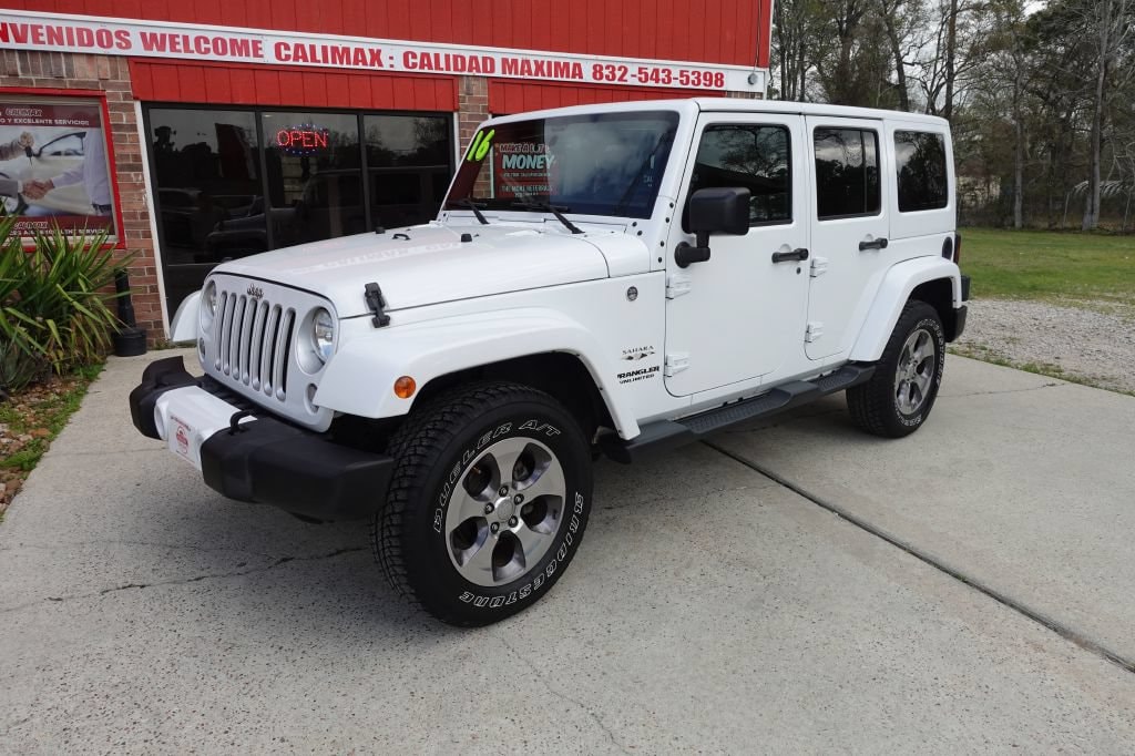 Used 2016 Jeep Wrangler JK Unlimited Sahara 4x4 SUV