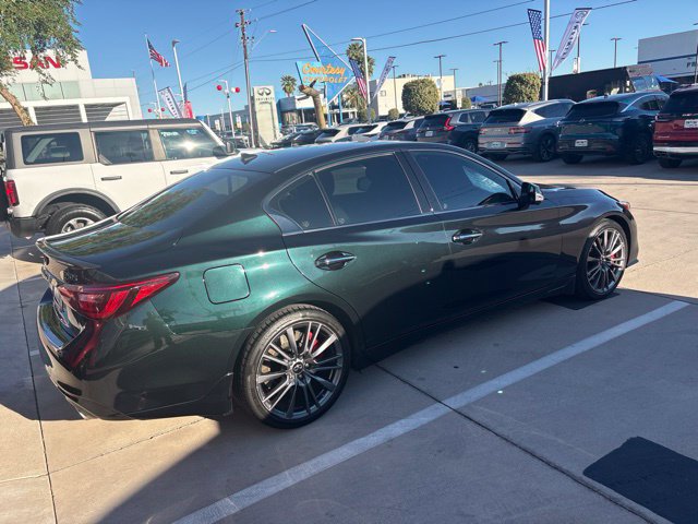 Used 2024 INFINITI Q50 Red Sport 400 Sedan