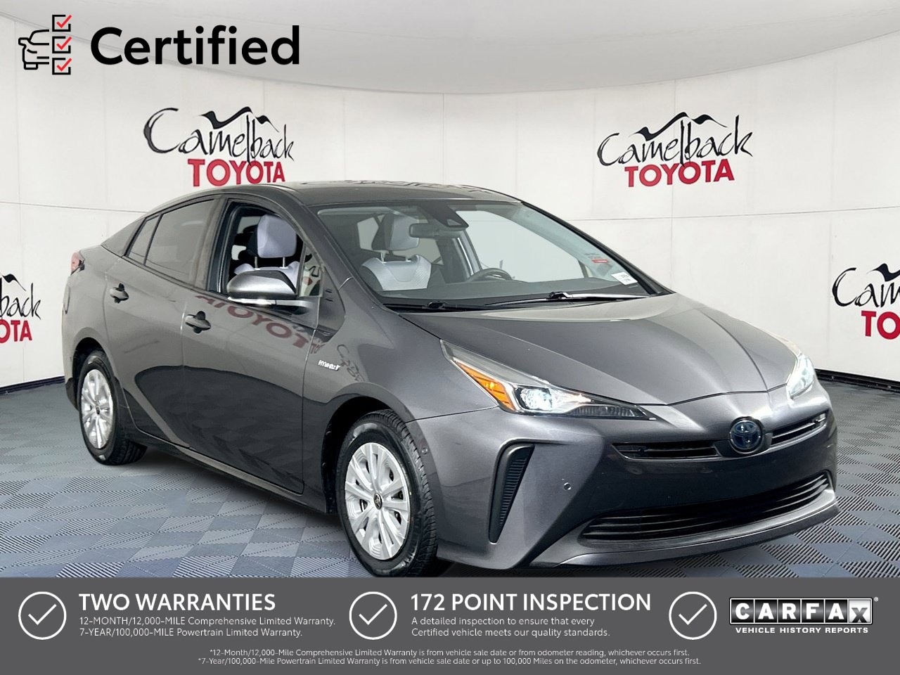 Certified 2022 Toyota Prius LE Hatchback
