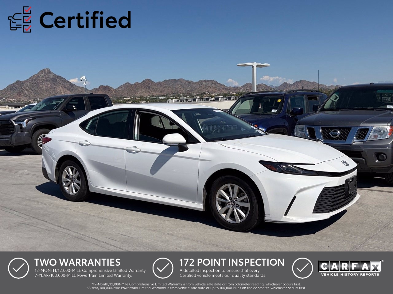 Certified 2025 Toyota Camry LE Sedan