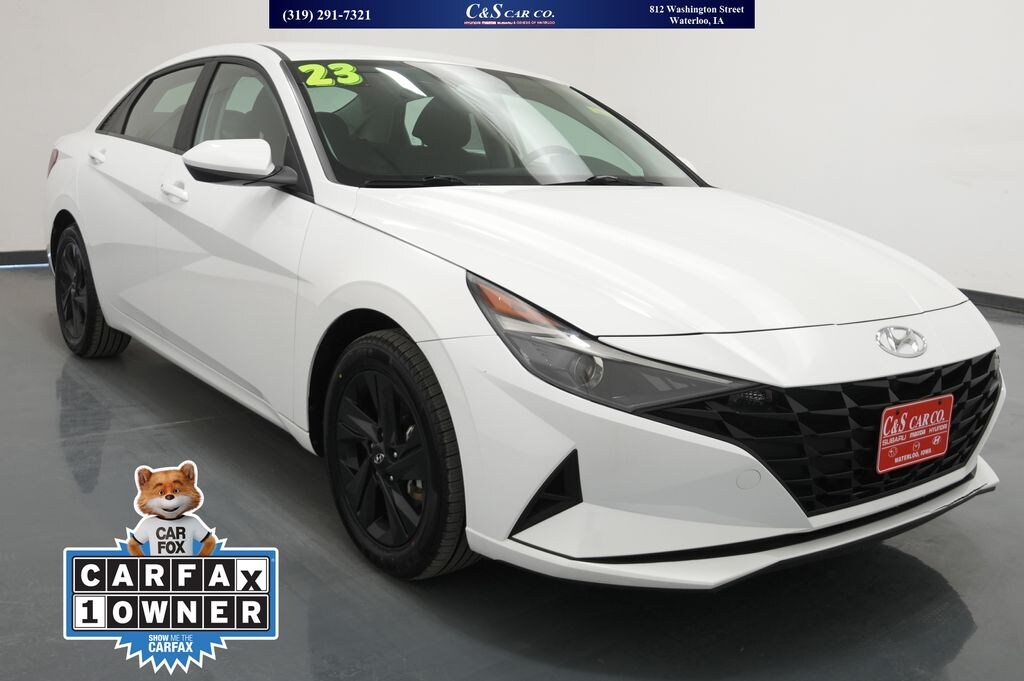 Used 2023 Hyundai Elantra HEV Blue Sedan