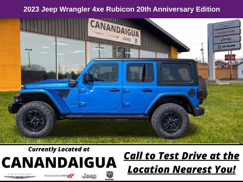 New 2023 Jeep Wrangler Rubicon 20th Anniversary Edition 4xe Sport Utility