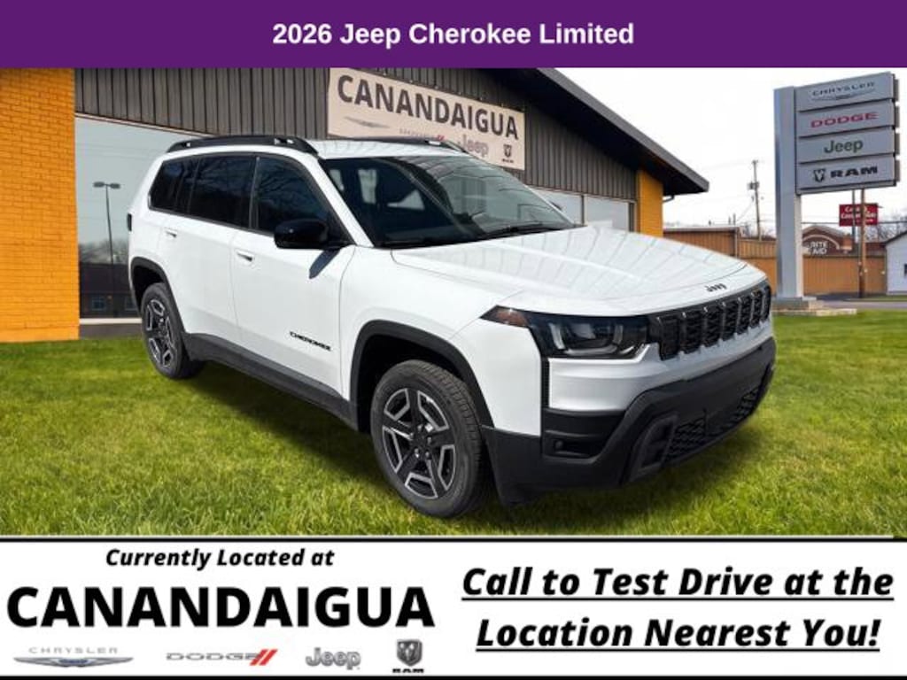 New 2026 Jeep Cherokee Limited Sport Utility