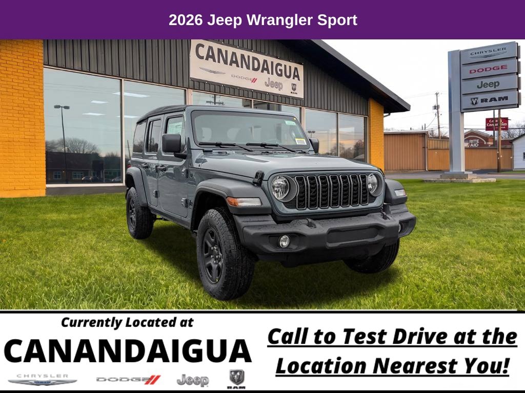 New 2026 Jeep Wrangler Sport Sport Utility