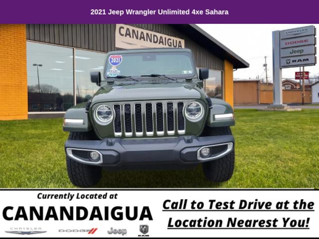 Used 2021 Jeep Wrangler Unlimited Sahara 4xe SUV
