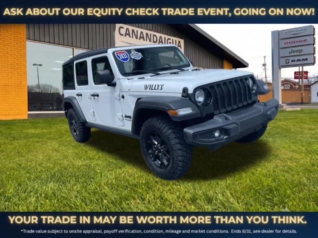 Used 2021 Jeep Wrangler Unlimited Sport SUV