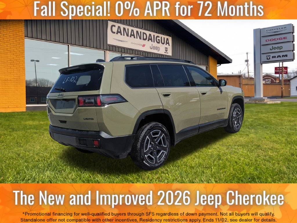 New 2026 Jeep Cherokee Limited Sport Utility