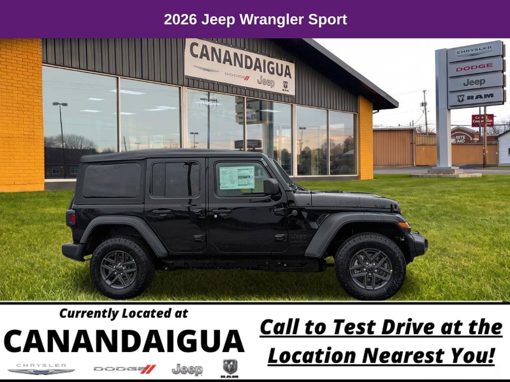 New 2026 Jeep Wrangler Sport Sport Utility