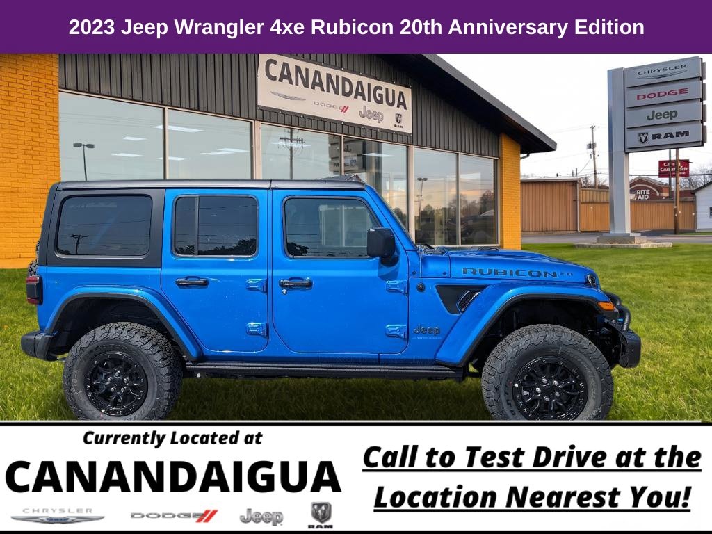 New 2023 Jeep Wrangler Rubicon 20th Anniversary Edition 4xe Sport Utility