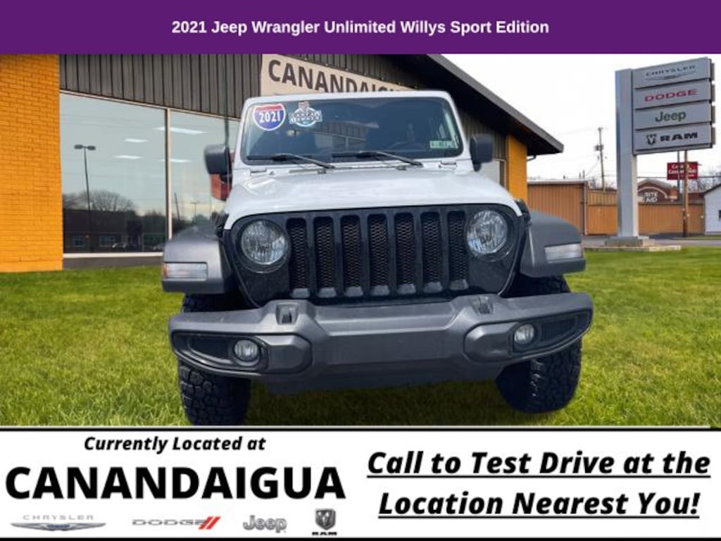Used 2021 Jeep Wrangler Unlimited Willys SUV