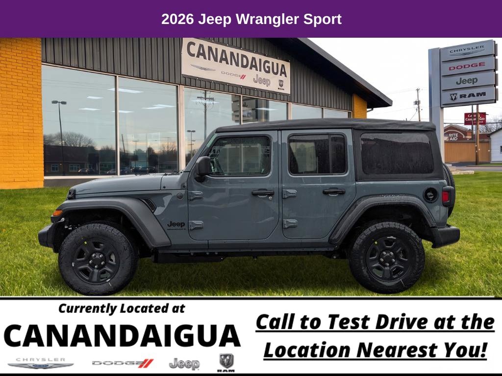New 2026 Jeep Wrangler Sport Sport Utility