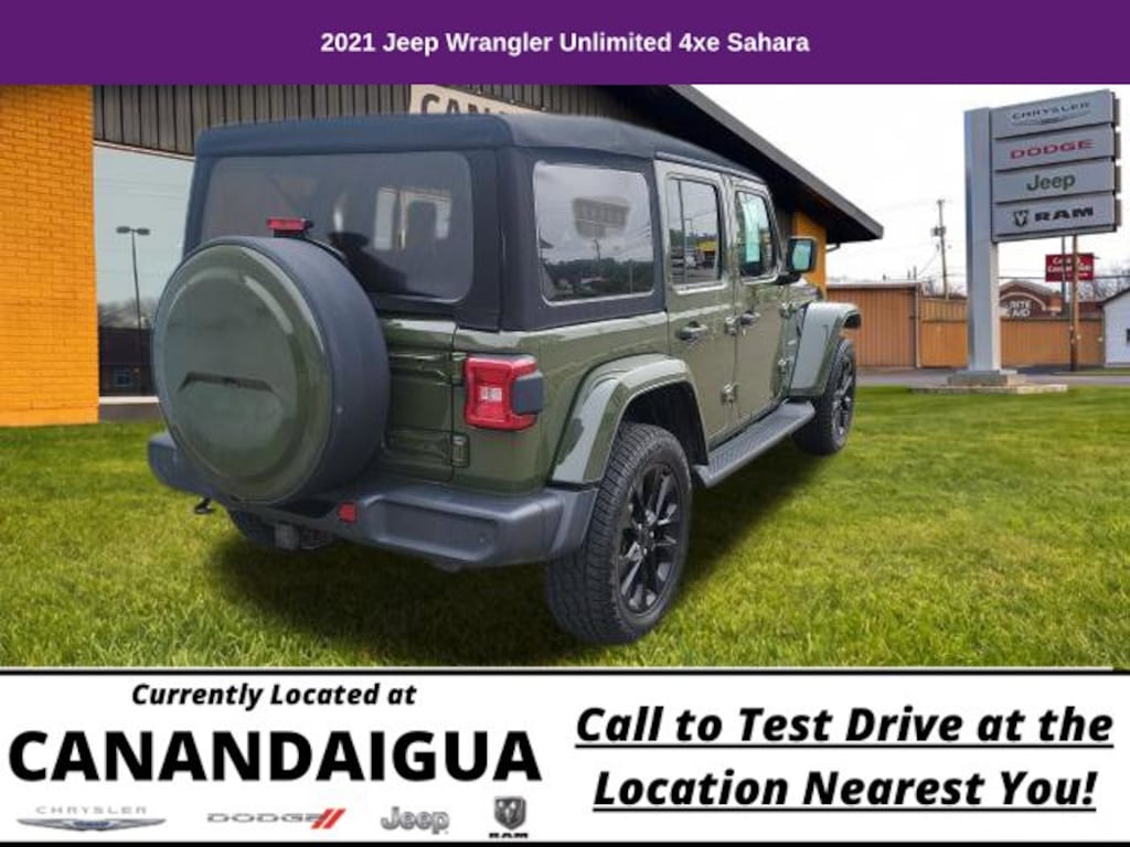 Used 2021 Jeep Wrangler Unlimited Sahara 4xe SUV
