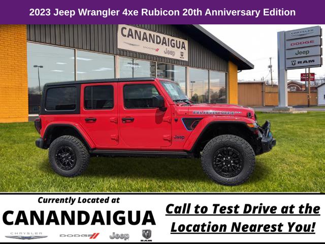 New 2023 Jeep Wrangler Rubicon 20th Anniversary Edition 4xe Sport Utility